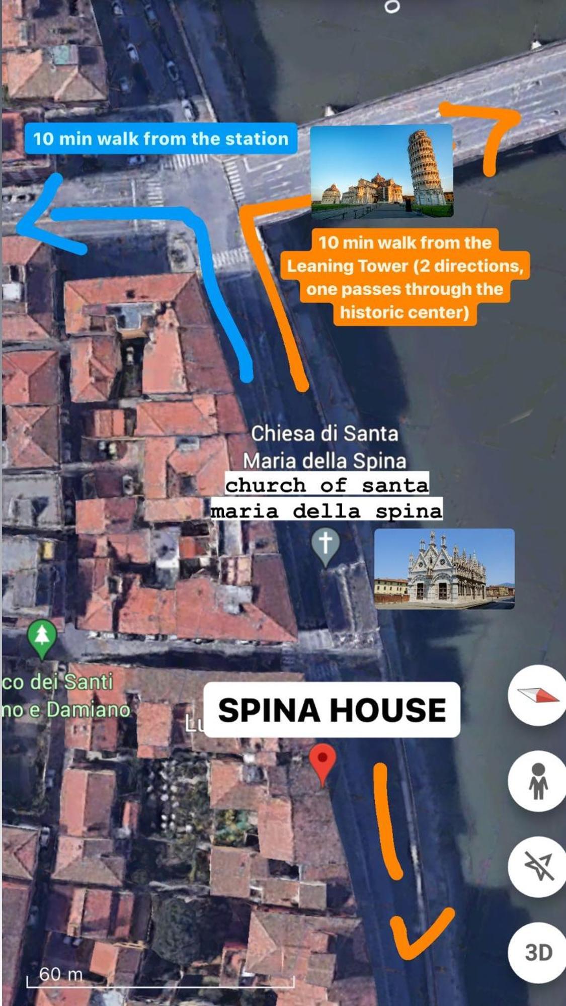 Centro Storico Spina White House Apartment Пиза Екстериор снимка